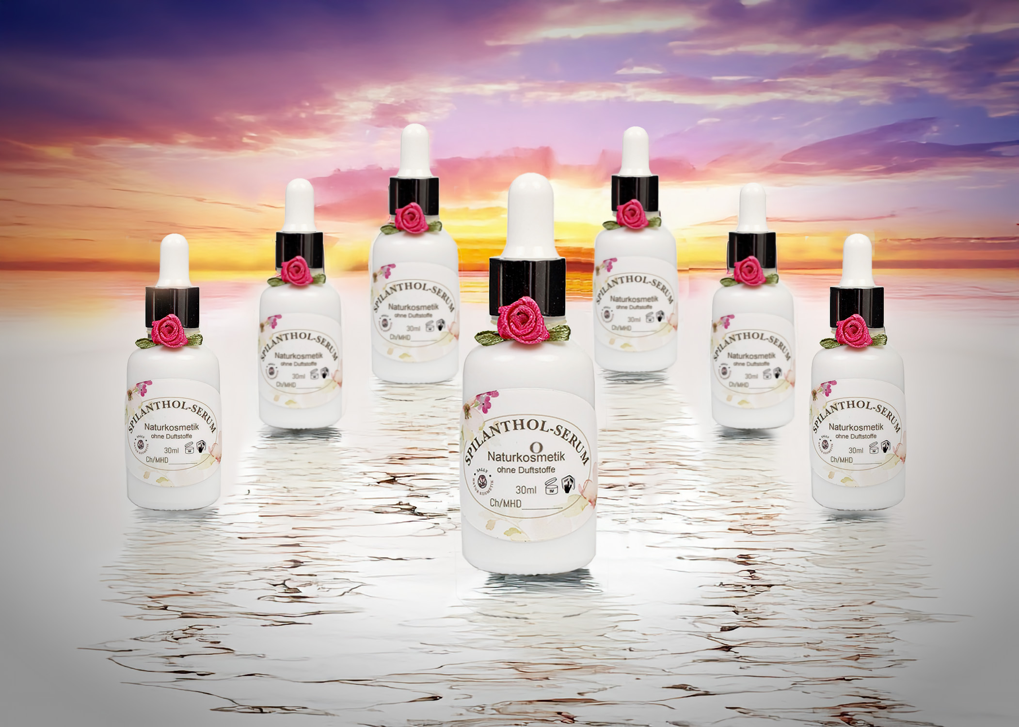 Spilanthol aus der Parakresse bewirkt Mimikfalten-Glättung durch Muskelentspannung im Gesicht. Jetzt mit verbesserter Rezeptur.