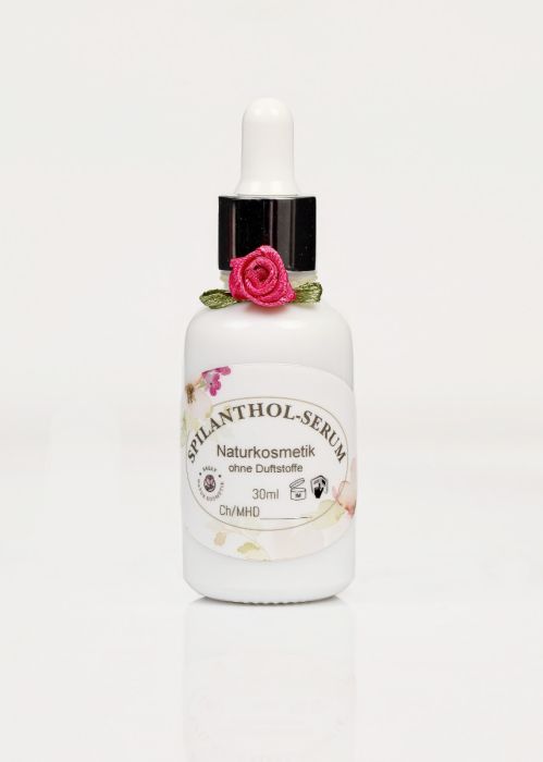 Spilanthol-Serum mit hochdosierter Parakresse gegen Mimikfalten
