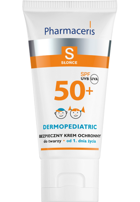 Pharmaceris S SICHERE SCHUTZCREME SPF 50+ für das Gesicht 100% mineralische Filter